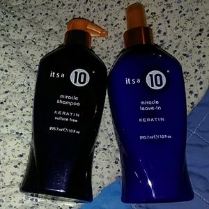 Its a 10 miracle shampoo and leave-in conditioner